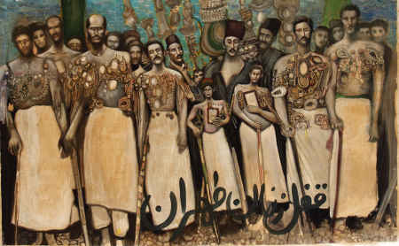 نقاشی‎های قاسم حاجی‎زاده در گالری اثر