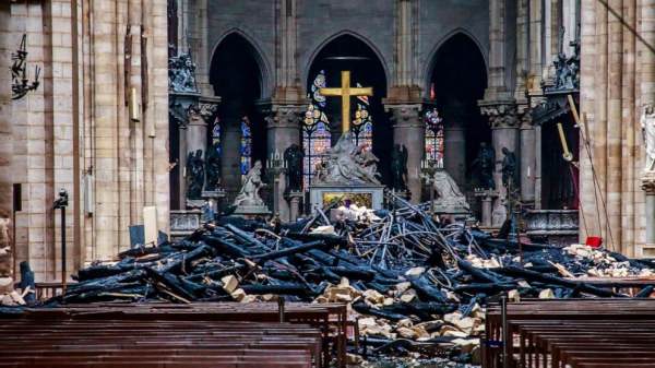 آتش سوزی کلیسای نوتردام و کمک گوچی