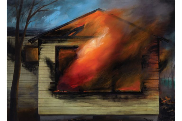 «آنجا که آتش شعله کشید»؛ نقاشی های جدید برندی توییلی در نیویورک