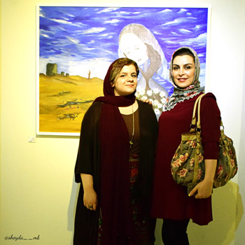 گزارش تصویری و ویدیویی از افتتاحیه نمایشگاه نقاشی های شقایق احمدیان در گالری رج